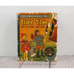 Vintage‎ 1935 Big Little Book - The Adventures of Tiny Tim by Stanley Link BLB